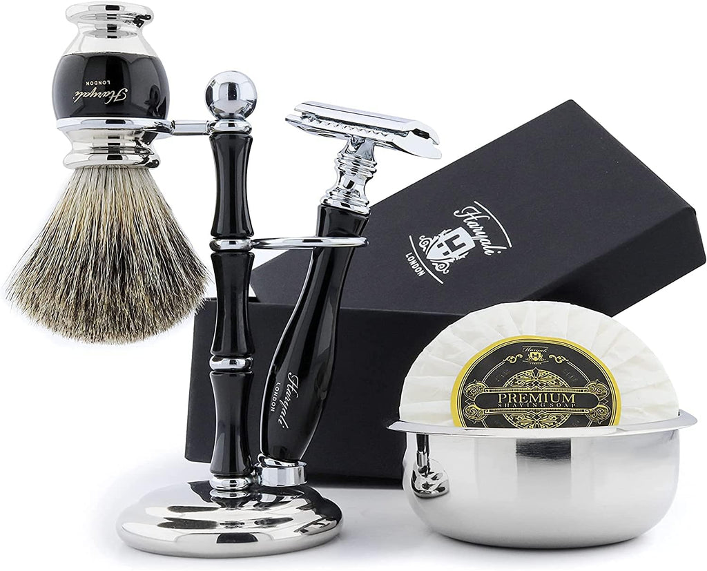 5 Pcs Shaving Set - Black