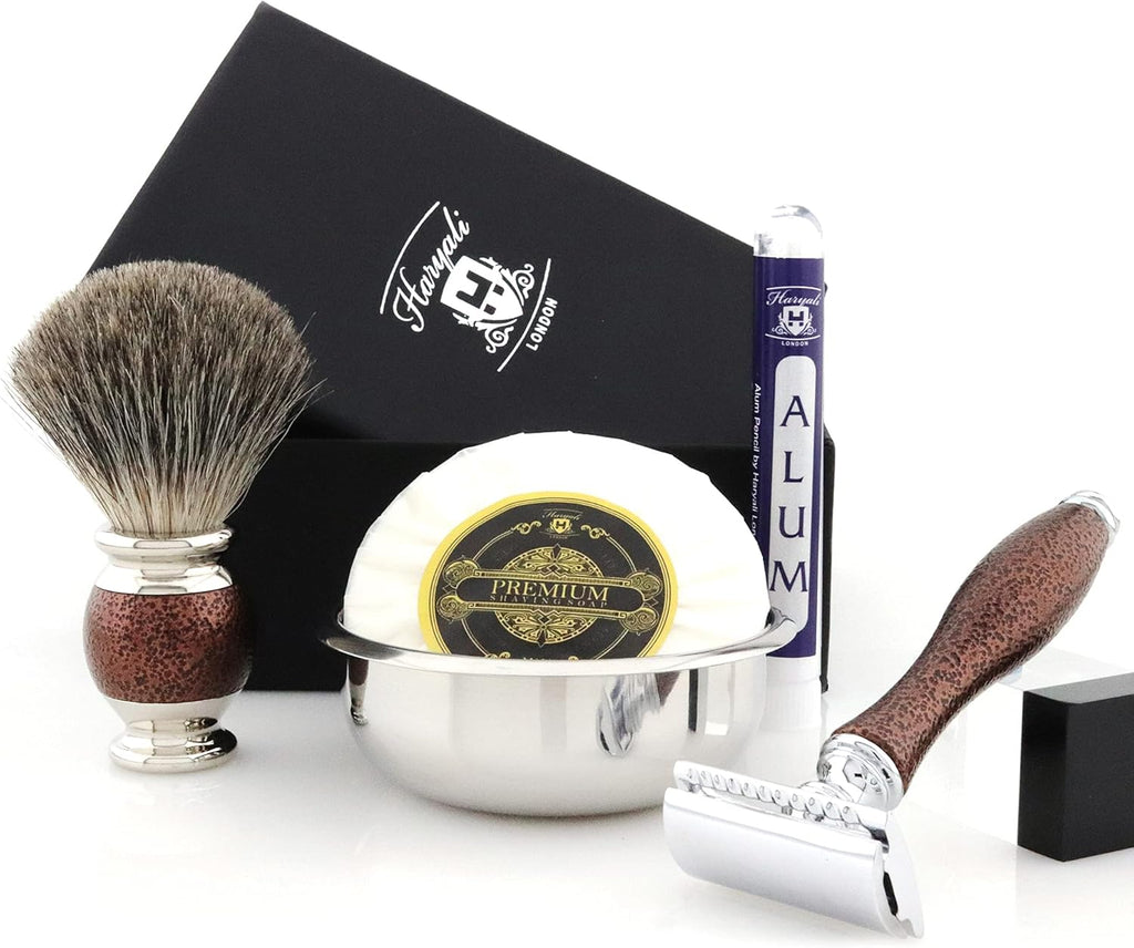 5 Pc Shaving Kit – Antique Maroon